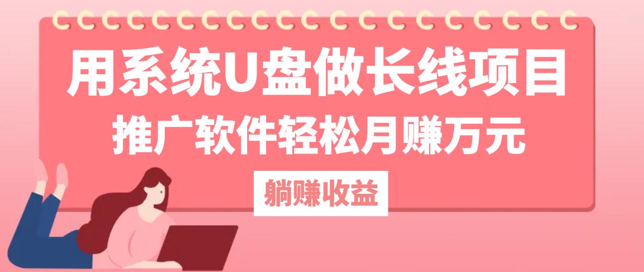 中赚网_（12666期）用系统U盘做长线项目，推广软件轻松月赚万元（附制作教程+软件）